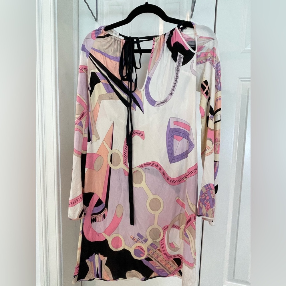 pucci silk dress